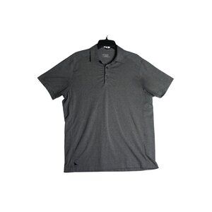 Untuckit Grey Performance Stretch Golf Polo Shirt Mens Medium